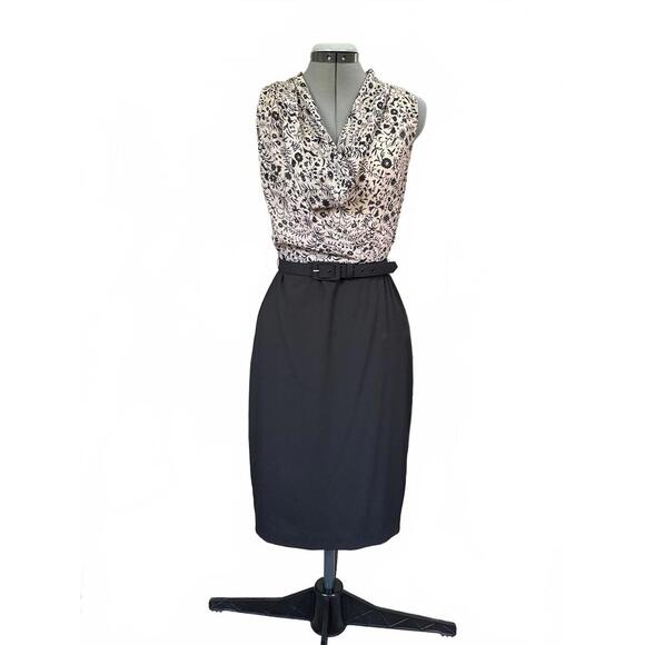 Eva Franco Dresses & Skirts - Eva Franco for Anthopologie Elegant Floral Print Dress with Belt